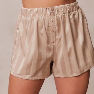 🧡 Lounge Underwear Satin Pajama Shorts